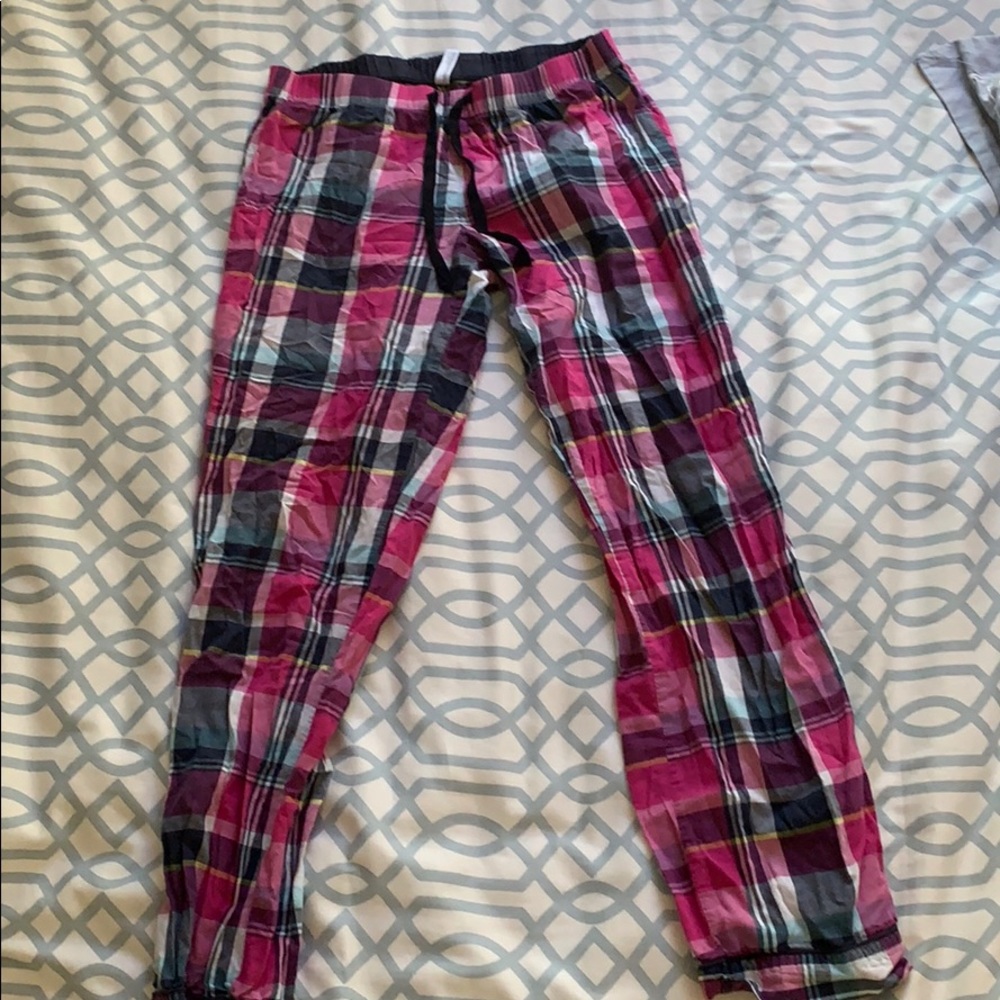 plaid pajama pants